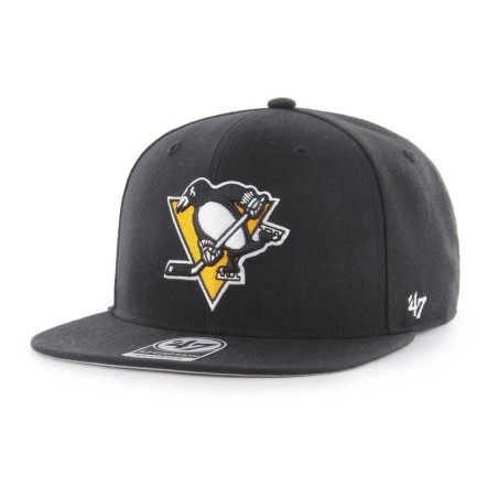 BRAND 47 Pittsburgh Penguins No Shot Snapback H-NSHOT15WBP-BK