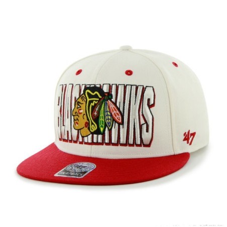 BRAND 47 Chicago Blackhawks Two Tone Hardball Snapback Kappe