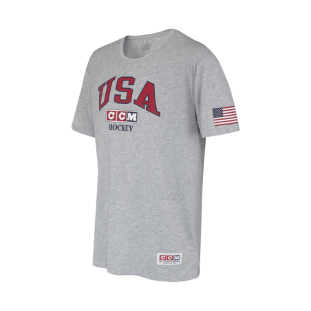 CCM SS Tee USA Senior T-Shirt