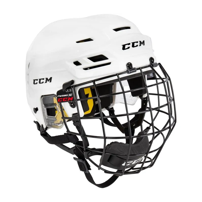 CCM Tacks 210 Senior Hockey Helmet Combo