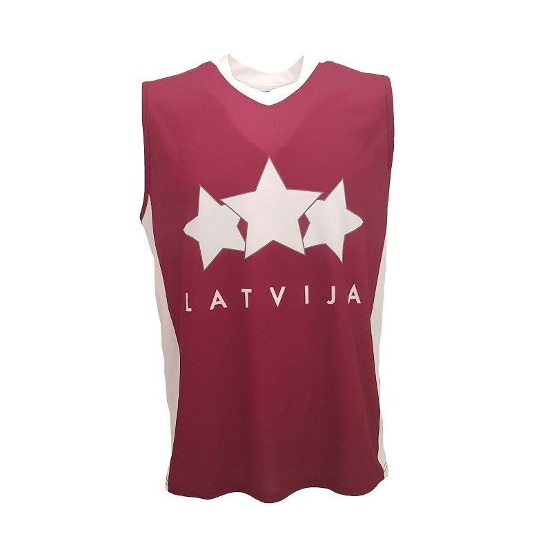 Junior Team Latvia Basketball Fan Jersey