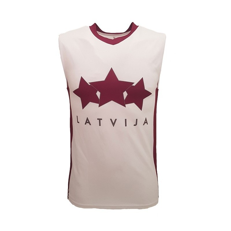 Junior Team Latvia Basketball Fan Jersey