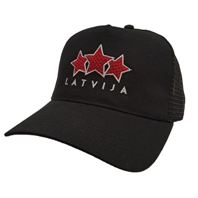 Adult Latvia Three Star Snapback