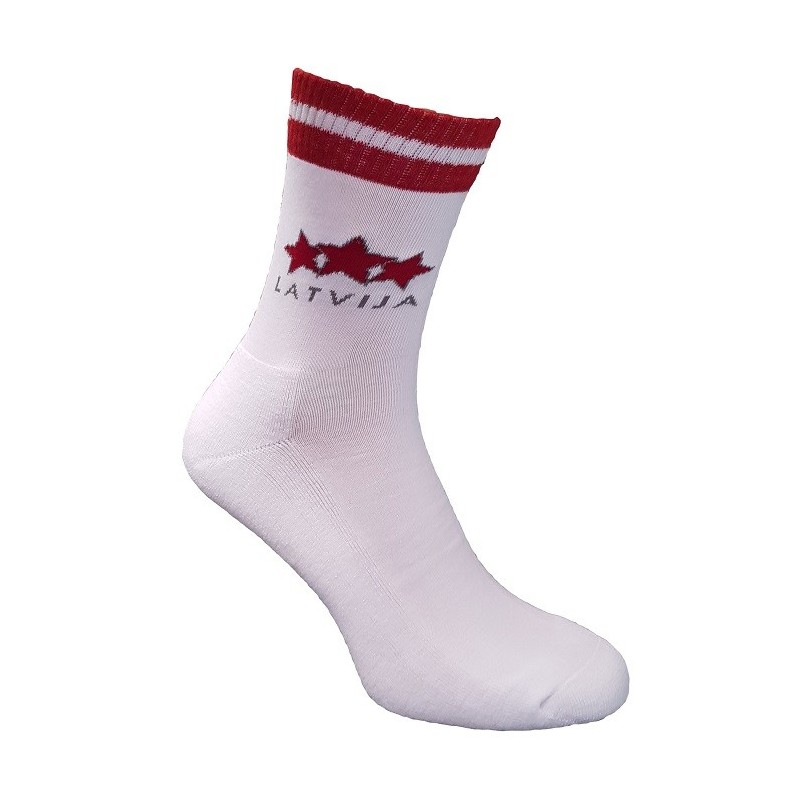 HOKEJAM.LV Long Three Star Latvija Training Socks