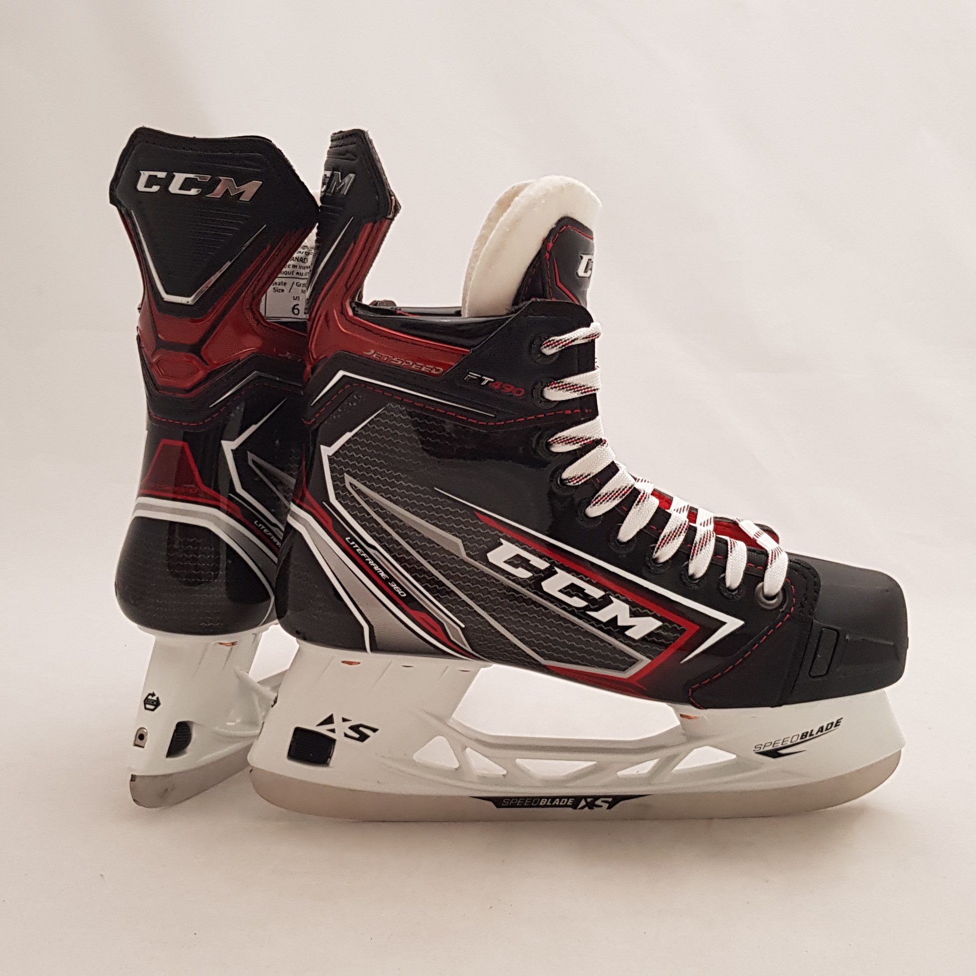 CCM Ultra Tacks Senior Shin Guards, Ice Hockey Shin Pads, Inline Hockey