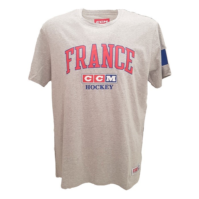 CCM SS Tee France Senior T-Shirt