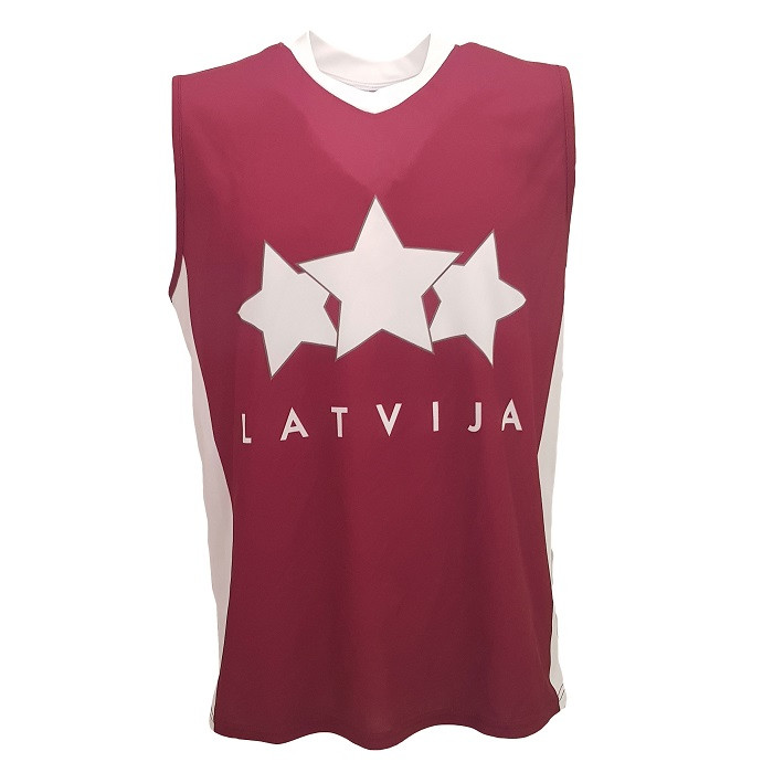 Junior Team Latvia Basketball Fan Jersey