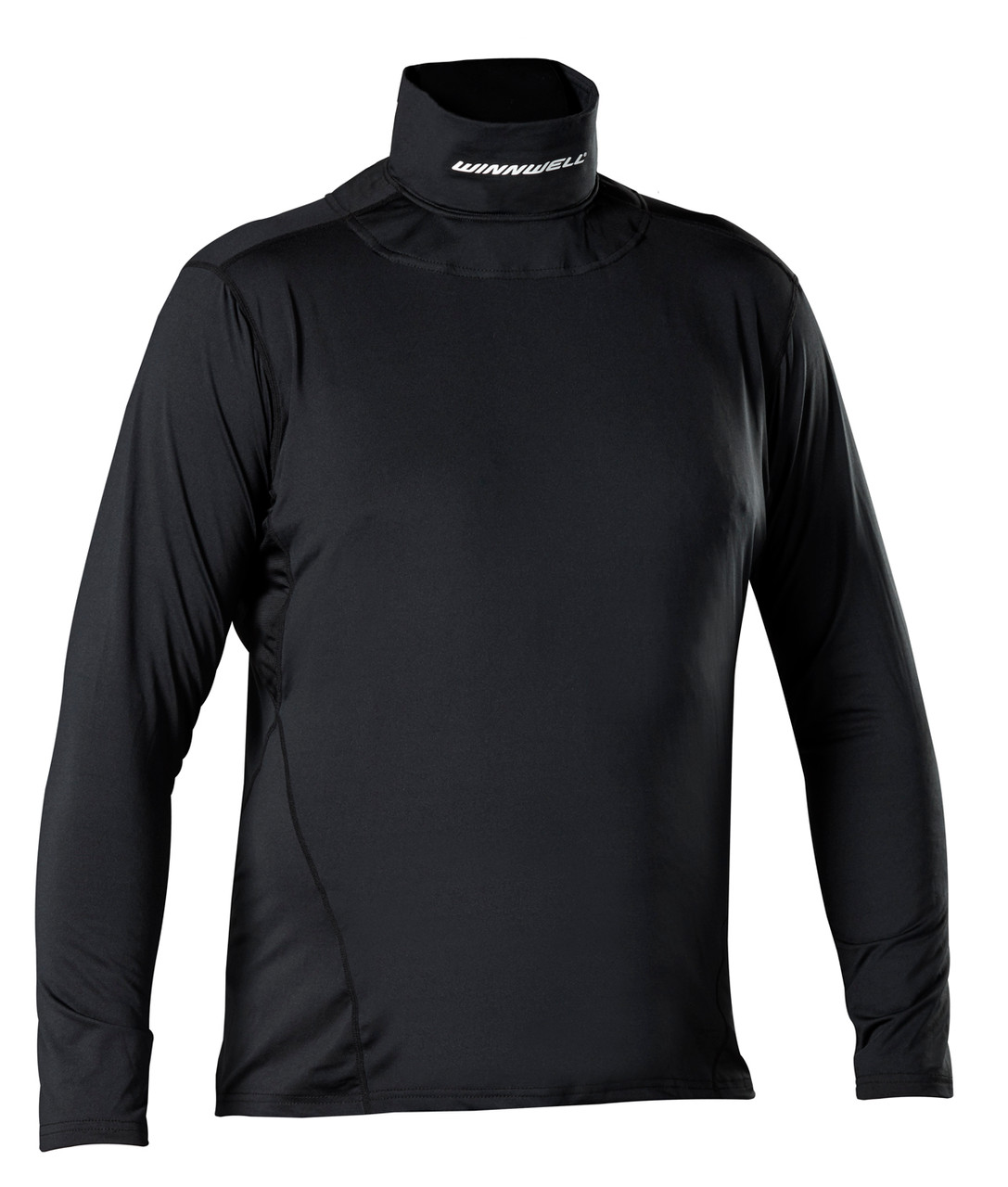 WINNWELL NG0300 Senior Long Sleeve Compression Shirt with Neck Guard